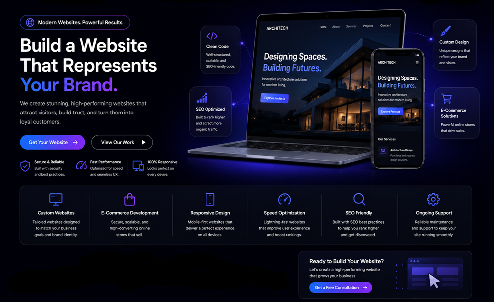 Website Development Banner Image